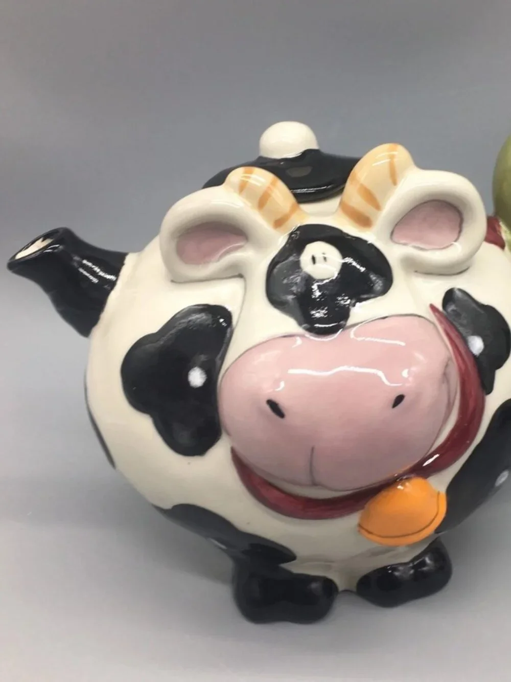 Blue Sky Clayworks Cow Teapot